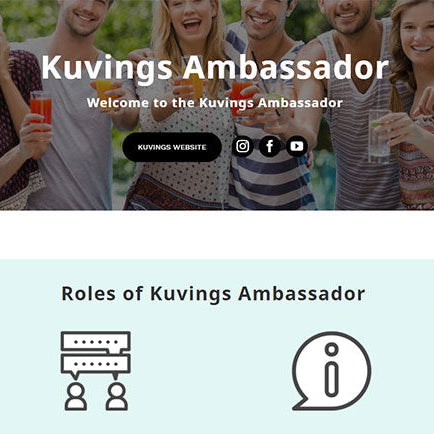Kuvings’ Brand Ambassadors for collaborative marketing based on various communication channels with customers